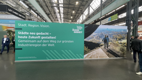 Motto des Gemeinschaftsstandes Metropole Ruhr Motto des Gemeinschaftsstandes Metropole Ruhr