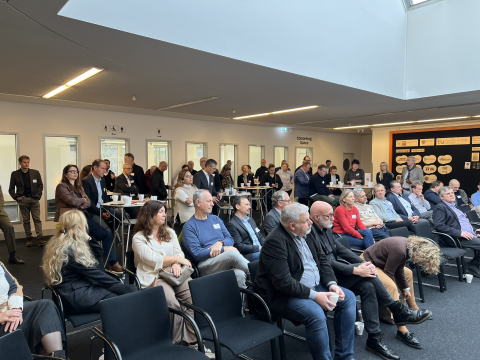 Viele Dortmunder UnternehmerInnen nahmen am Unternehmerfrühstück im innoclub teil.