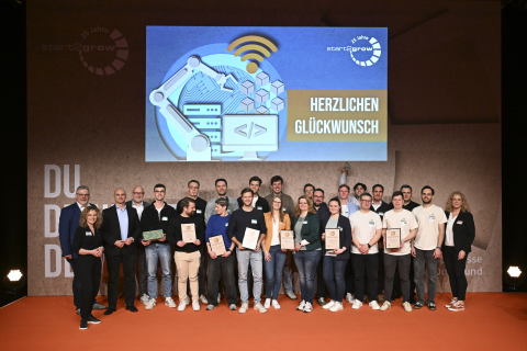 Der Gründungswettbewerb start2grow der Wirtschaftsförderung zeichnete zehn Start-ups für ihre innovativen Geschäftsideen aus.