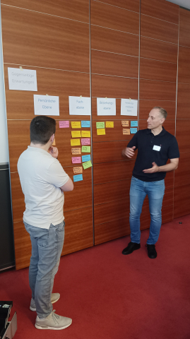 Engagierte Referenten Sascha Burghaus und Phillip Ebach